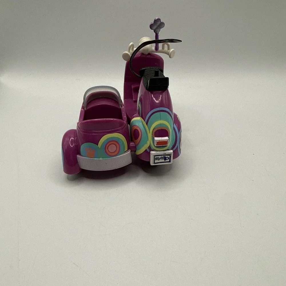 Littlest Pet Shop Blythe Purple Scooter with Sidecar 2010‎ Hasbro